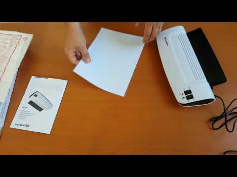 Cum laminezi documente cu aparatul de laminat Monolith OL 289 - laminator A4