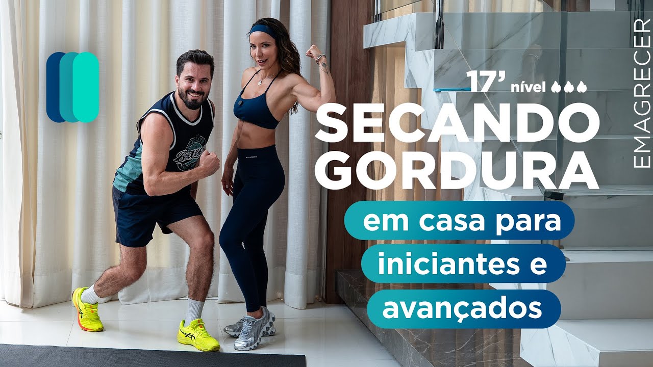 Melhor treino pra secar em casa - 17 min. sem equipamentos- avançados e sedentários -  Carol Borba