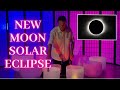 NEW MOON SOLAR ECLIPSE SOUND BATH: New Moon in Libra | Manifesting Balance | Crystal Singing Bowls