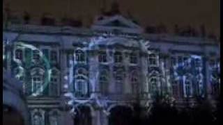 Лазерное шоу на Дворцовой в Питере 03.01.2011г/ St. Petersburg Лазерное шоу на Дворцовой в Питере 03.01.2011г/ St. Petersburg