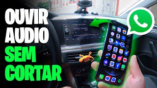 COMO REPRODUZIR ÁUDIO DO WHATSAPP NA CENTRAL VOLKSWAGEN POR BLUETOOTH!