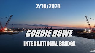 Gordie Howe International Bridge | Detroit, Michigan 4K Drone Footage