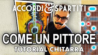 COME UN PITTORE Tutorial Chitarra - Modà & Jarabe De Palo