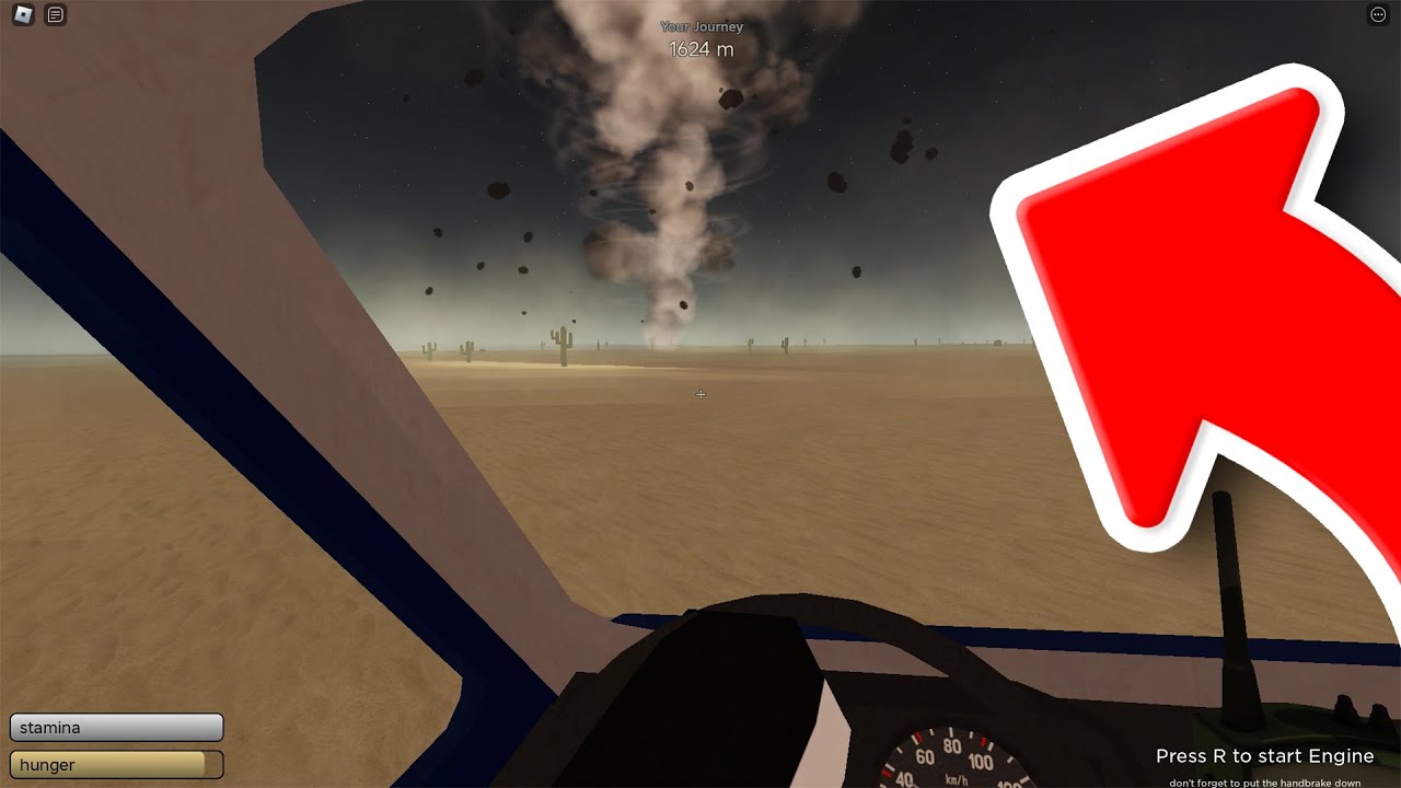 i drove into a tornado in a dusty trip - YouTube