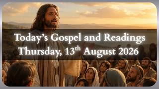 🙏Today’s Catholic Mass Readings & Gospel Reflection – Thursday, 13th August 2026 🙏