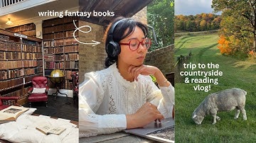 life as a FANTASY AUTHOR ft. bbc radio & countryside adventures!!🐑🍂🍪