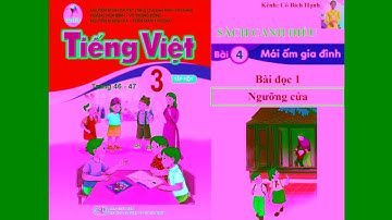 TIẾNG VIỆT LỚP 3 TẬP 1- SÁCH CÁNH DIỀU - BÀI 4 - BÀI ĐỌC 1: NGƯỠNG CỬA trang 46 - 47