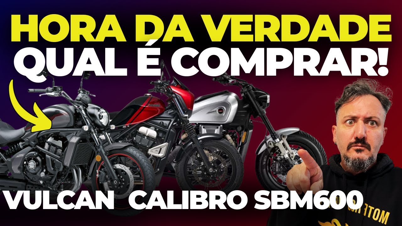 SBM600 V4, Calibro 700 ou VULCAN, qual é a MELHOR, Opinião SINCERA