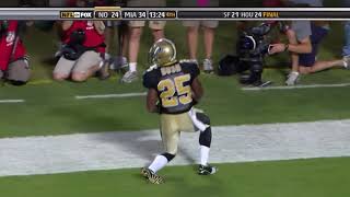 Reggie Bush's INSANE leaping touchdown vs the Dolphins - 2009