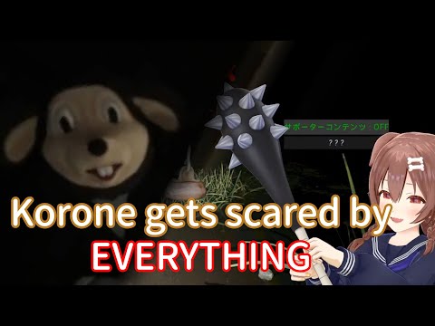 Inugami Korone - Korone getting scared by everything