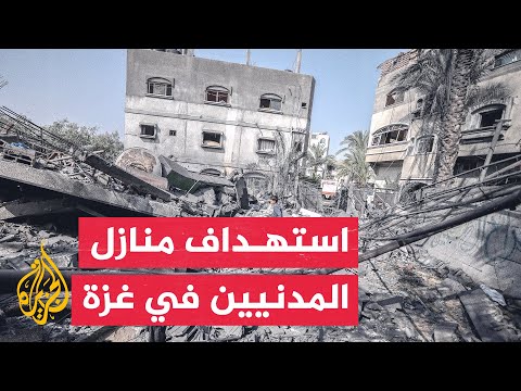 مراسل الجزيرة: طائرات الاحتلال تدمر منزلين في خان يونس وبيت لاهيا بقطاع غزة