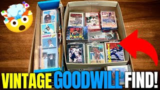 HUGE VINTAGE COLLECTION OF SPORTS CARDS FOUND AT GOODWILL!