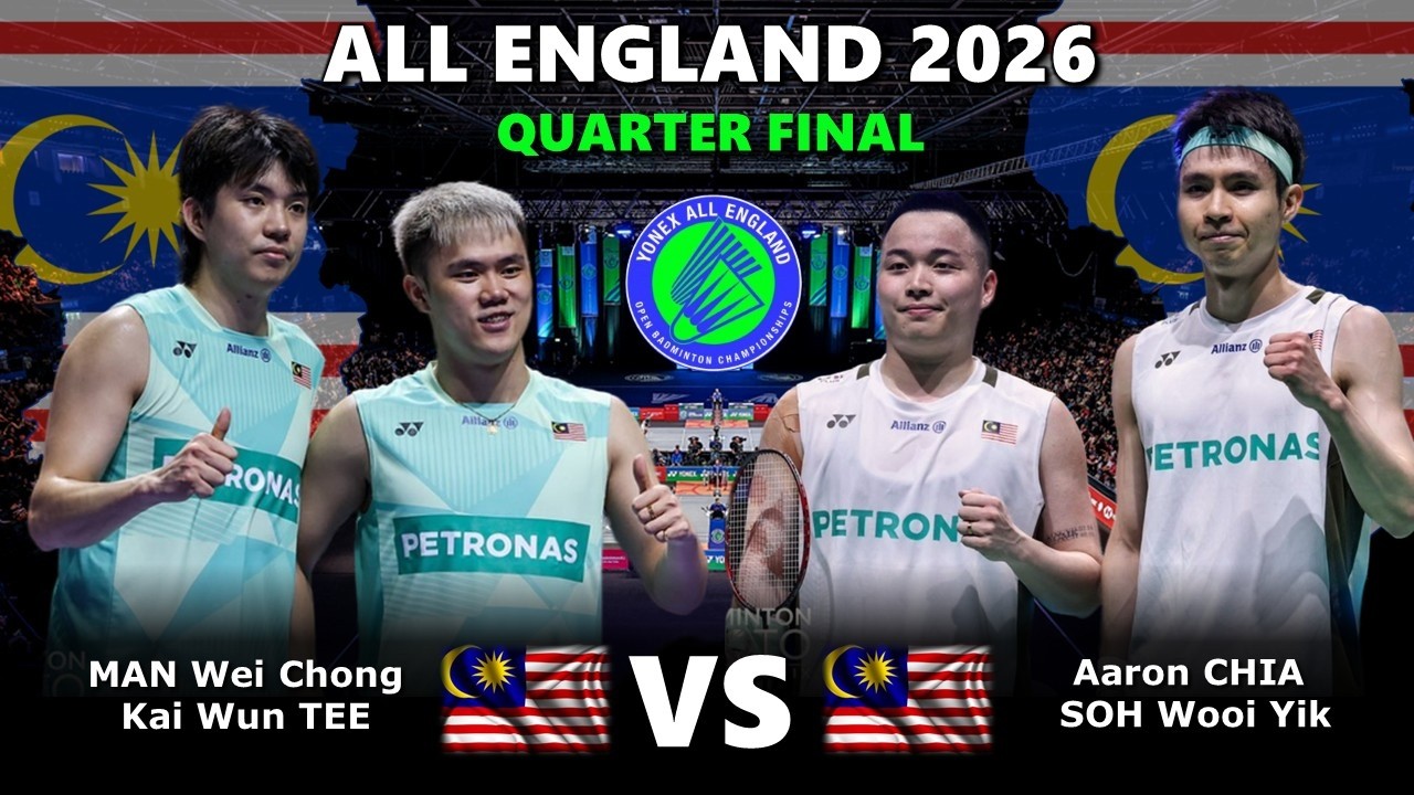 FANTASTIC‼️MAN Wei Chong / Kai Wun TEE vs Aaron CHIA / SOH Wooi Yik  | AE Open 2026 Badminton