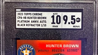 SGC 25 Card Grading Reveal Topps Vintage and modern 