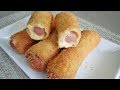 Roti Gulung Sosej Berkeju | Sausage Cheezy Roll