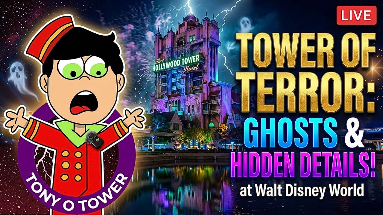 🔴LIVE: TAKING ON Tower of Terror! Rides & Fantasmic Firework Show ...