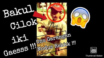 Video Bakul Cilok Lucu Ora Butuh Duit