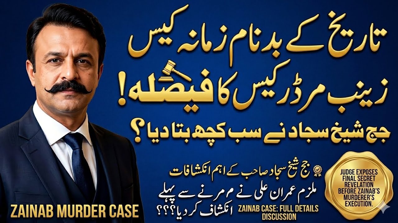 Judge Of  Famous Murder Case Zainab Murder Case Exclusive Podcast  Interview With Sheikh Sajjad