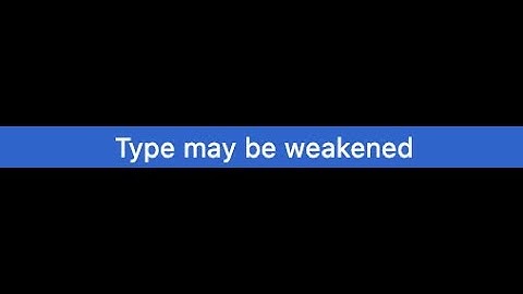Automatic Code Analysis series in Intellij:  Type Weakening