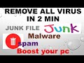 how to remove virus and malware from pc || complete removal of virus from pc/laptop in 2 min