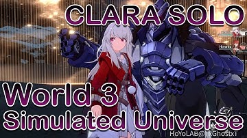 Clara Solo World 3, Simulated Universe. -Honkai Star Rail