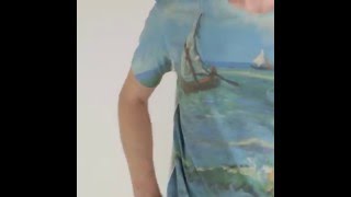 T-shirt Vincent van Gogh Seascape Content