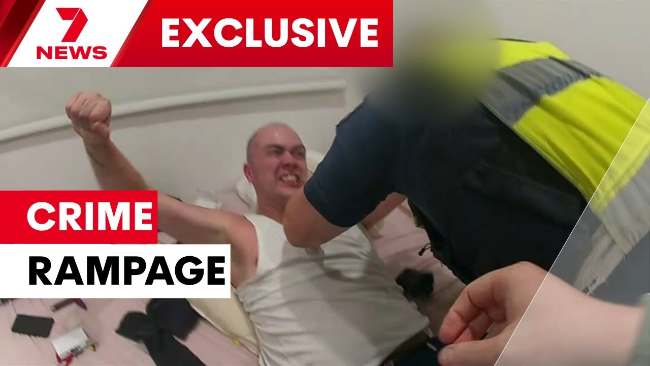 Dramatic police take-down caught on camera at Frankston | 7NEWS