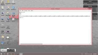 How to print MATRIX using Notepad!!!