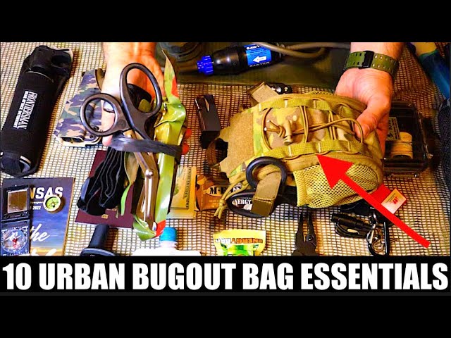 10 Urban Bugout Bag Essentials! 