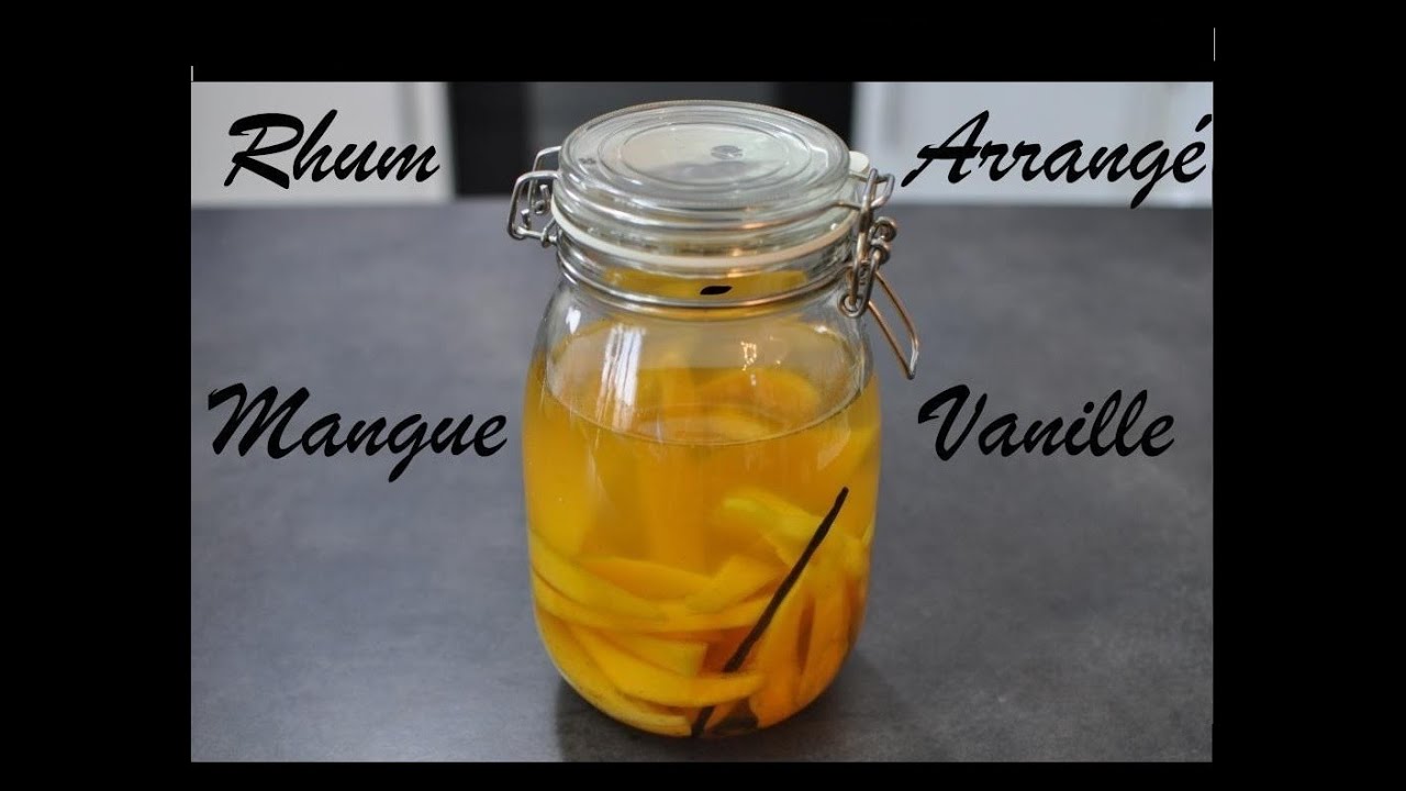 Recette - Comment réaliser un Rhum Arrangé Mangue-Vanille ? 