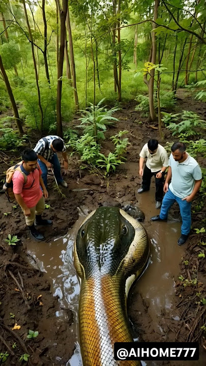 Snake look like creatures found #nature #snake #pythonsnake #python #anaconda