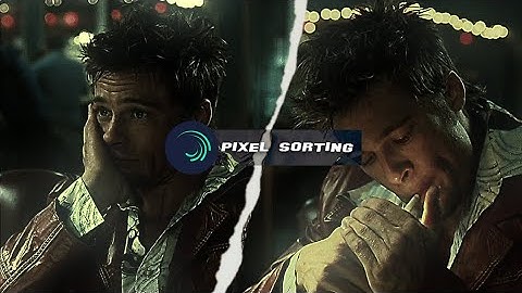 Pixel Sorting Tutorial | Distortion effect | alight motion