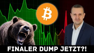 BITCOIN kurz vor dem FINALEN DUMP?! 📉 Das könnte jetzt richtig hässlich werden⚠️