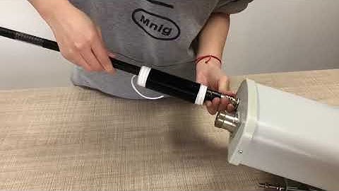 Cold shrink tube installation video