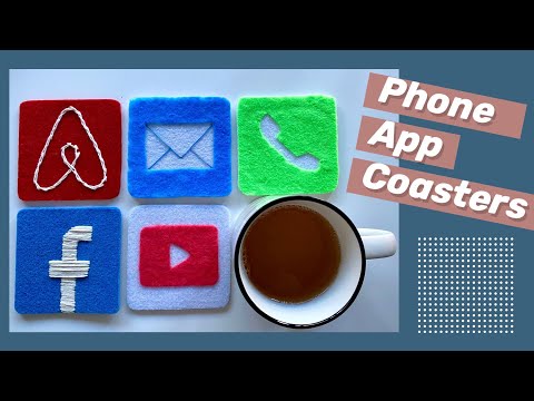 Handmade Coaster Set | DIY杯墊 超酷的創意小手工
