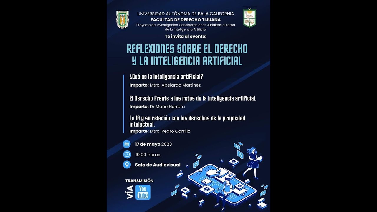 REFLEXIONES SOBRE EL DERECHO Y LA INTELIGENCIA ARTIFICIAL - YouTube