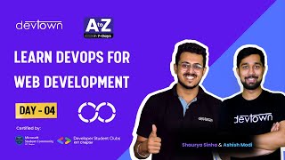 [LIVE] DAY 04 - Learn DevOps for Web Development  | COMPLETE in 7 - Days