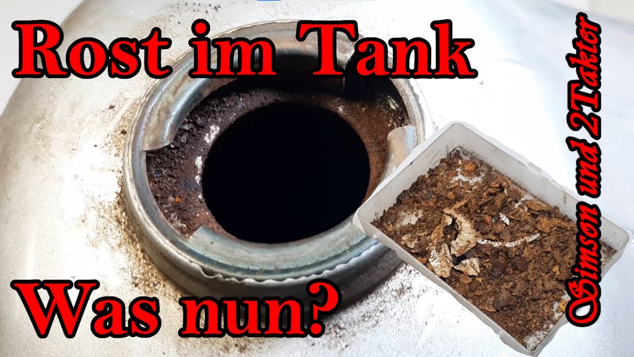 Simson Rost im Tank. Was kann ich tun? Wie kann ich entrosten? Tank versiegeln?