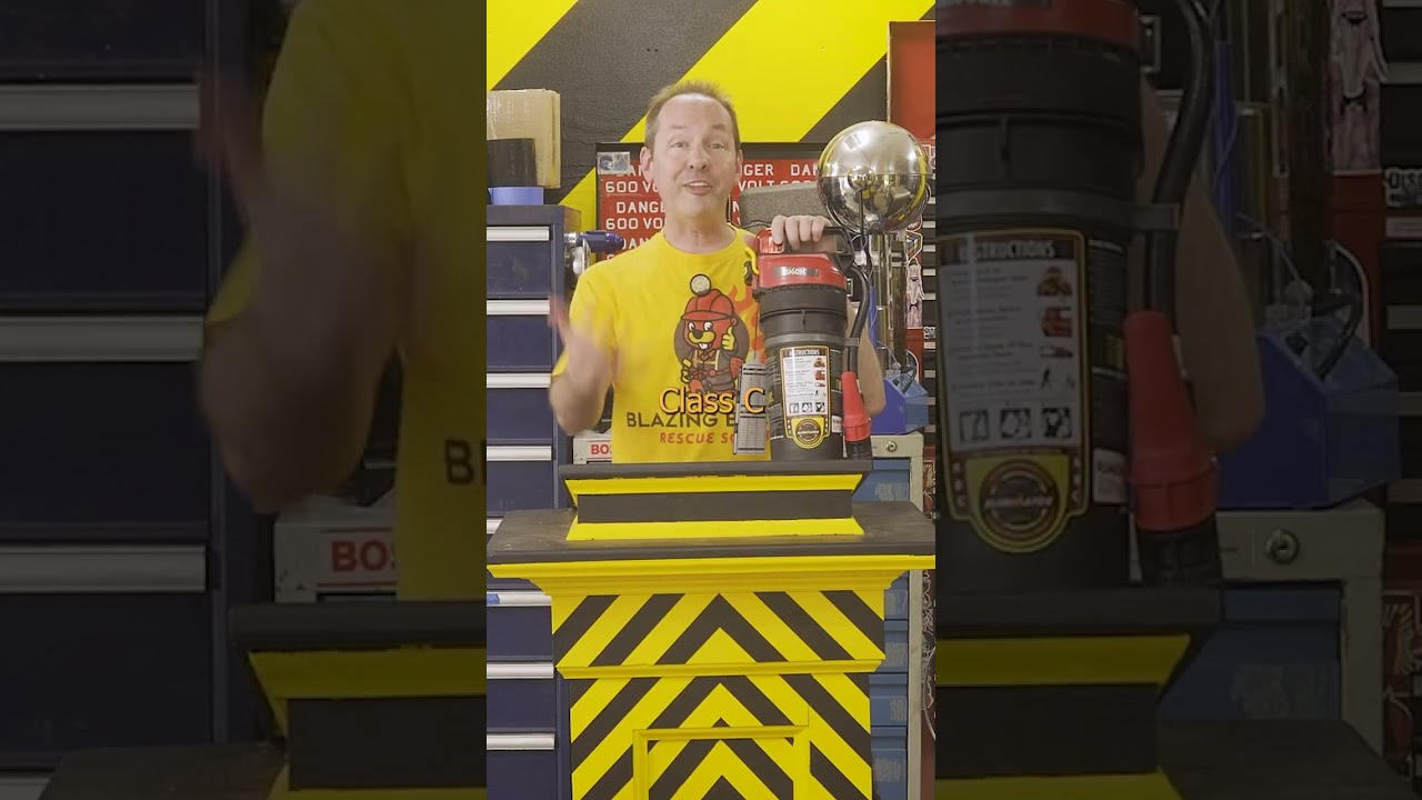 Fire Extinguisher Types #chrisboden  #comedy #educational #science #firefighting #safety #diy #tools