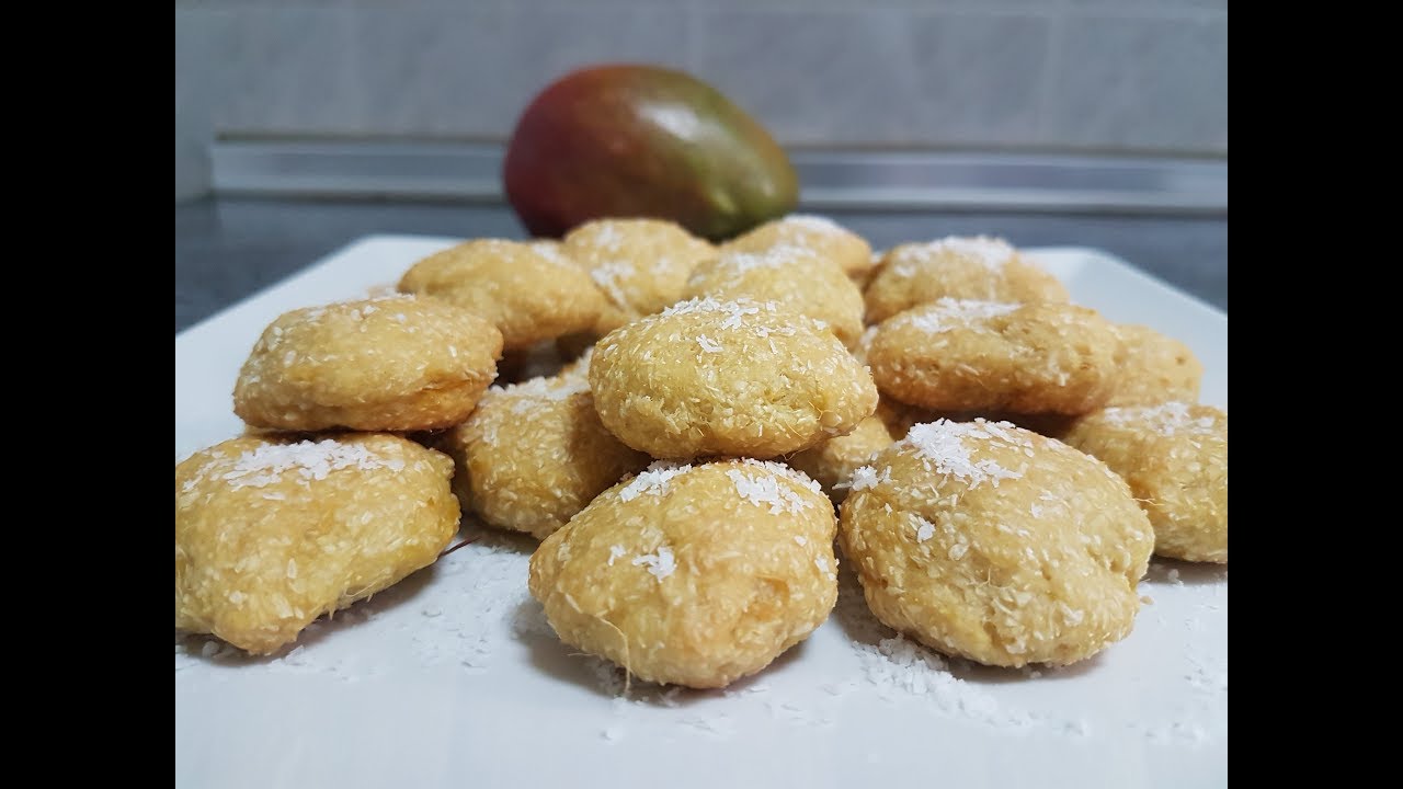 GALLETAS DE MANGO Y COCO/ 3 ingredientes YouTube GALLETAS DE MANGO Y COCO/ 3 ingredientes YouTube