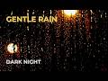 #464 Gentle Rain Sounds for Sleep | Streetlight Rain on Window | Dark Night | Pink Noise | 3 Hours