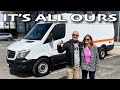 Picking Up Our New Mercedes Benz Sprinter Van