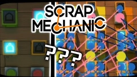 The making of a logic counter in Scrap Mechanic!