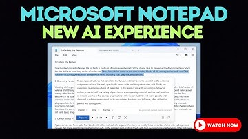 AI Revolution: Microsoft Notepad