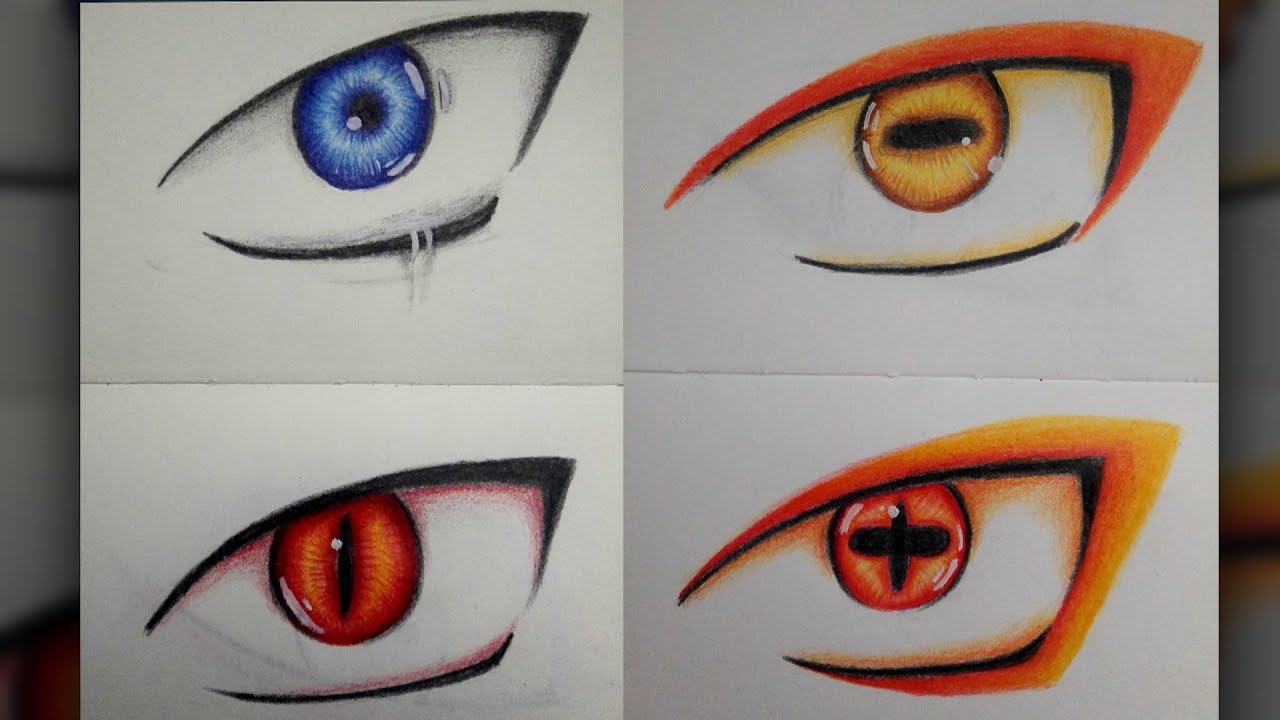 Drawing Naruto S Eyes Naruto Shippuden Youtube