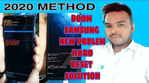 2020 METHOD ALL SAMSUNG "MDM does not allow fectory reset" SOLUTION
