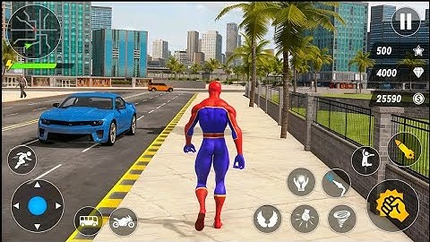Spider Robot Hero Car Games - Android Gameplay #2