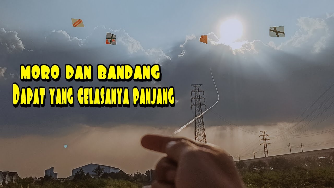 Semua orang bingung saat layangan putus serentak turun dari langit