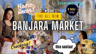 I went to BANJARA market for the FIRST Time | Full Vlog| Bargain| Fun| Lots of shopping | gimaashi