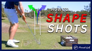 The BEST Way To SHAPE Your Shots || Starting Line Drills